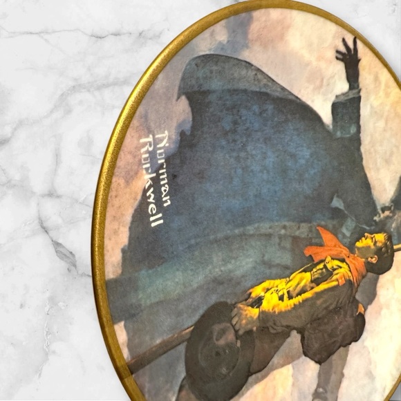 Norman Rockwell Decorative Plate - Picture 2 of 5